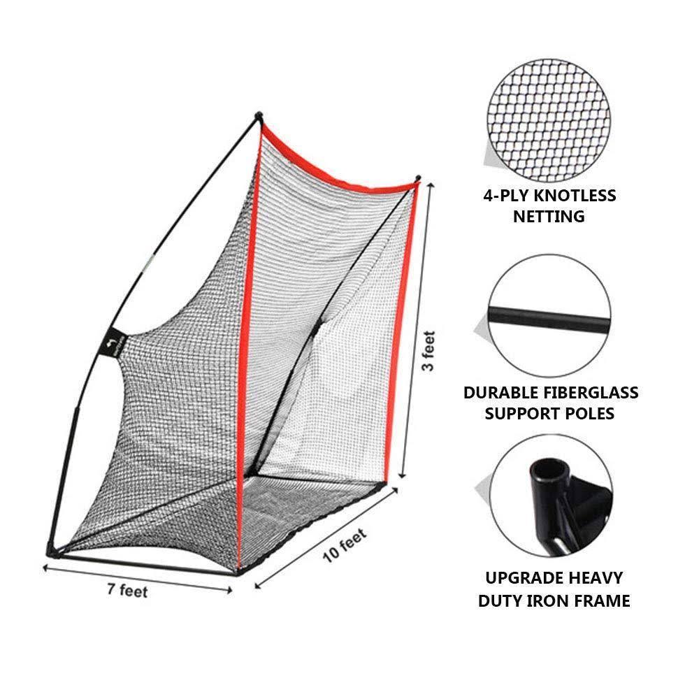 4 in 1 Golf Practice Set 10x7ft with Carry Bag Q39831