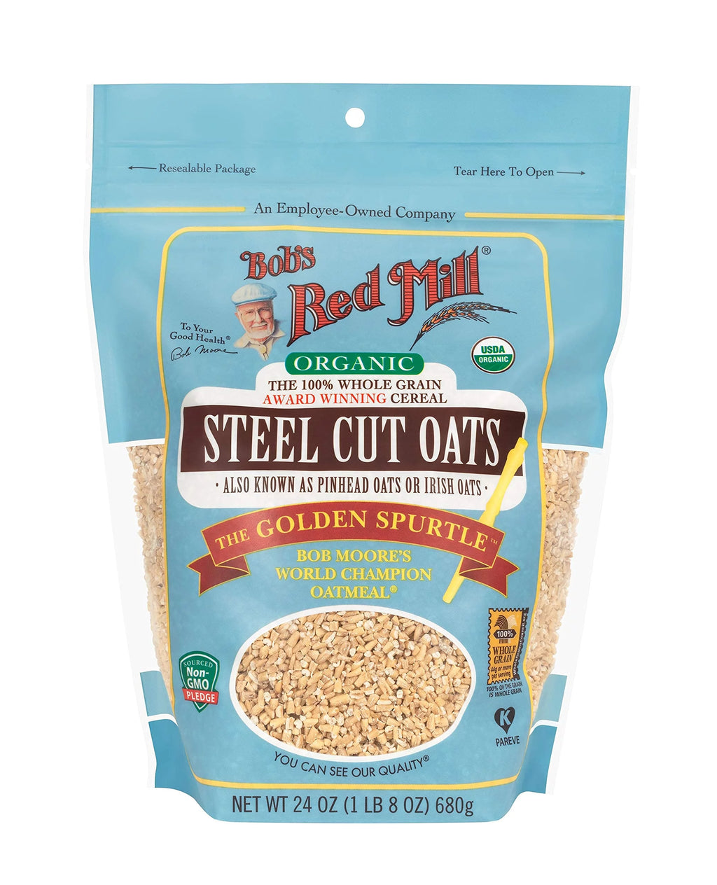 Organic Steel Cut Oats 24 Oz 2 Pk Q811486