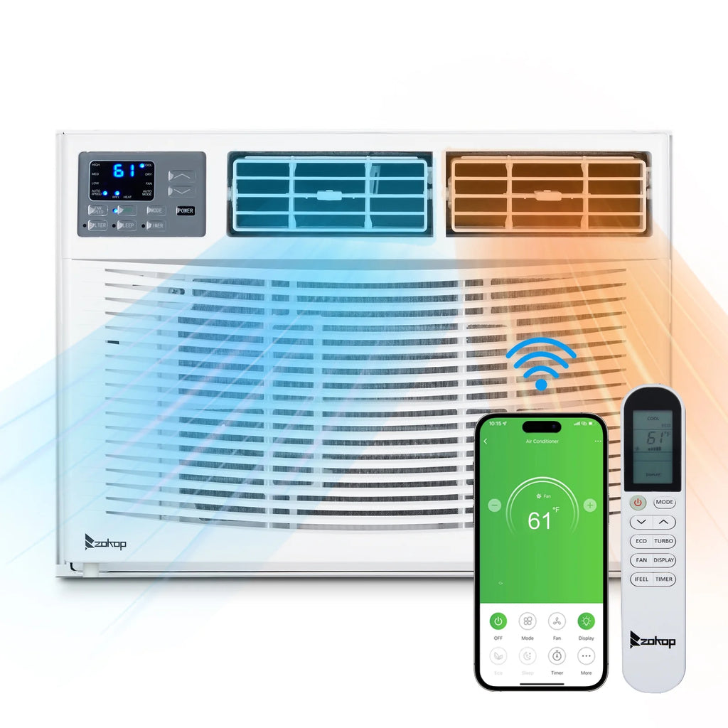 8000 BTU Heat And Cool Window Air Conditioner K95827