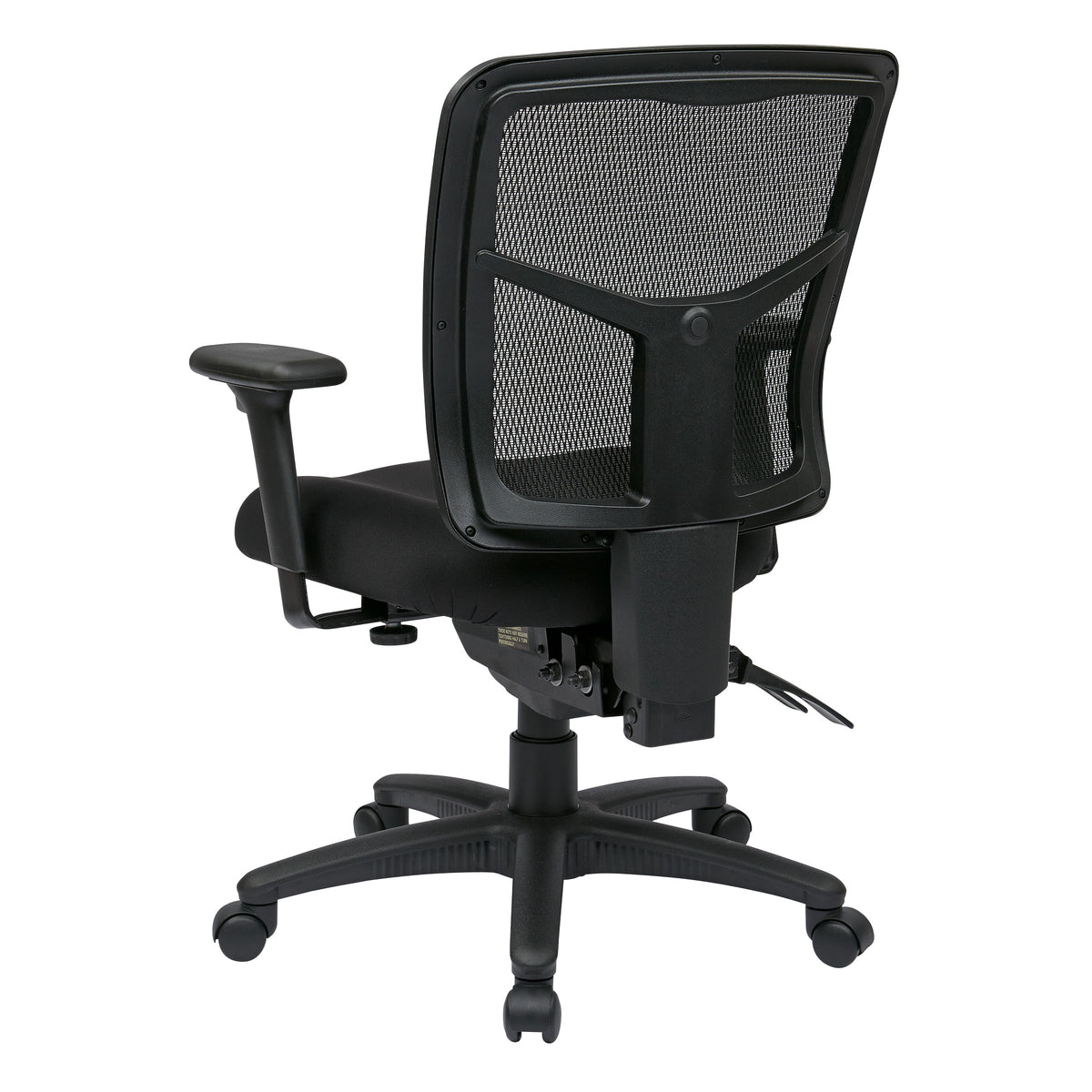 Black Mesh Office Chair with Adjustable Arms H730517