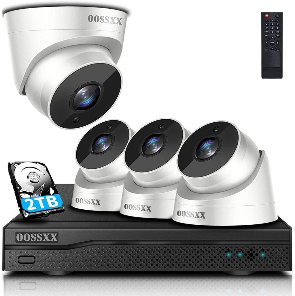 8 Channel POE Security Camera System with 4 IP67 Waterproof Cameras X7792