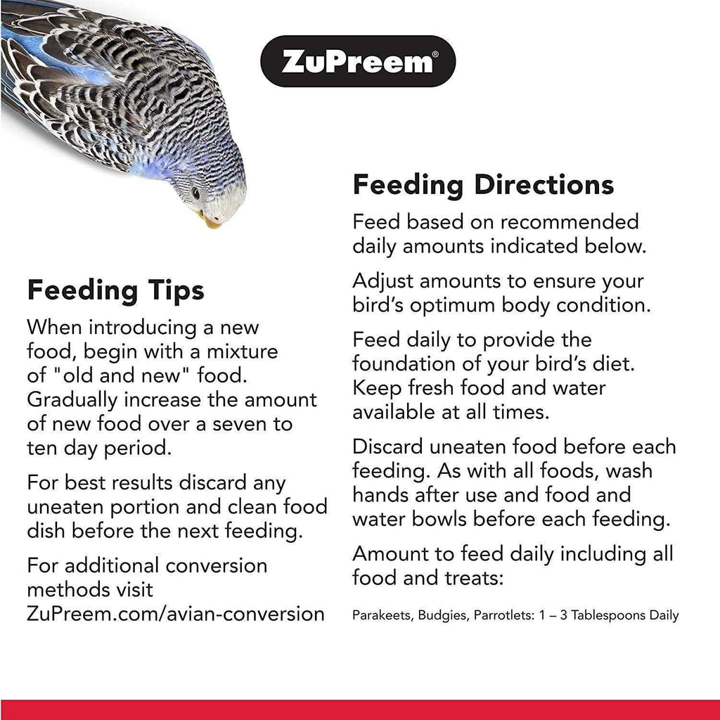 FruitBlend Flavor Bird Food for Small Birds U247