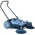 38 in. Walk Behind Push Sweeper with Triple Power Brooms S84224