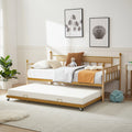 Twin Size Metal Frame Daybed with Trundle X125