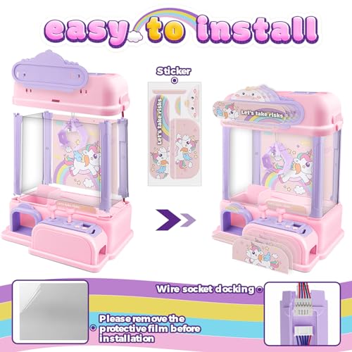 Mini Claw Machine with Toys Inside Y8477