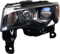 Black Halogen Headlight Assembly Driver Side N3627