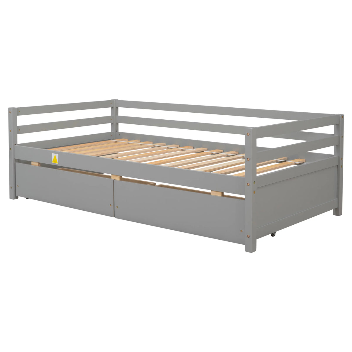 Twin Wood Daybed with Two Drawers R675