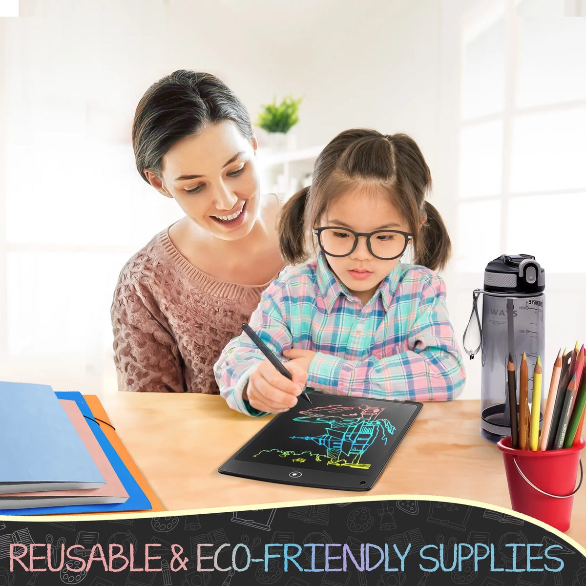 Eco-Friendly School Kit with LCD Tablet V331