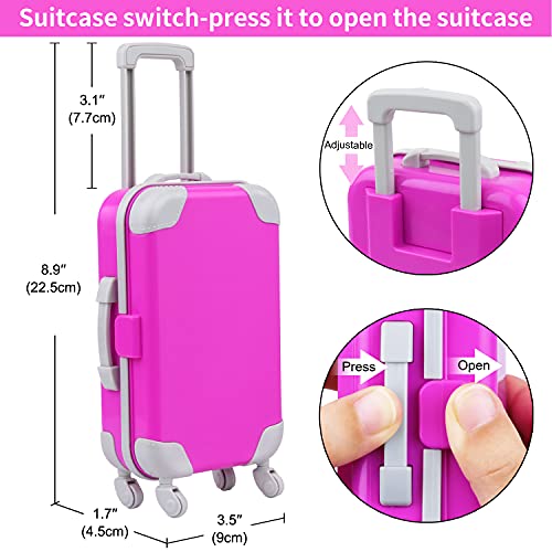 15 Pcs 18 Inch Doll Accessories Dress with Makeup Set S7658