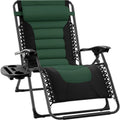Oversized Padded Zero Gravity Folding Outdoor Recliner Q70224