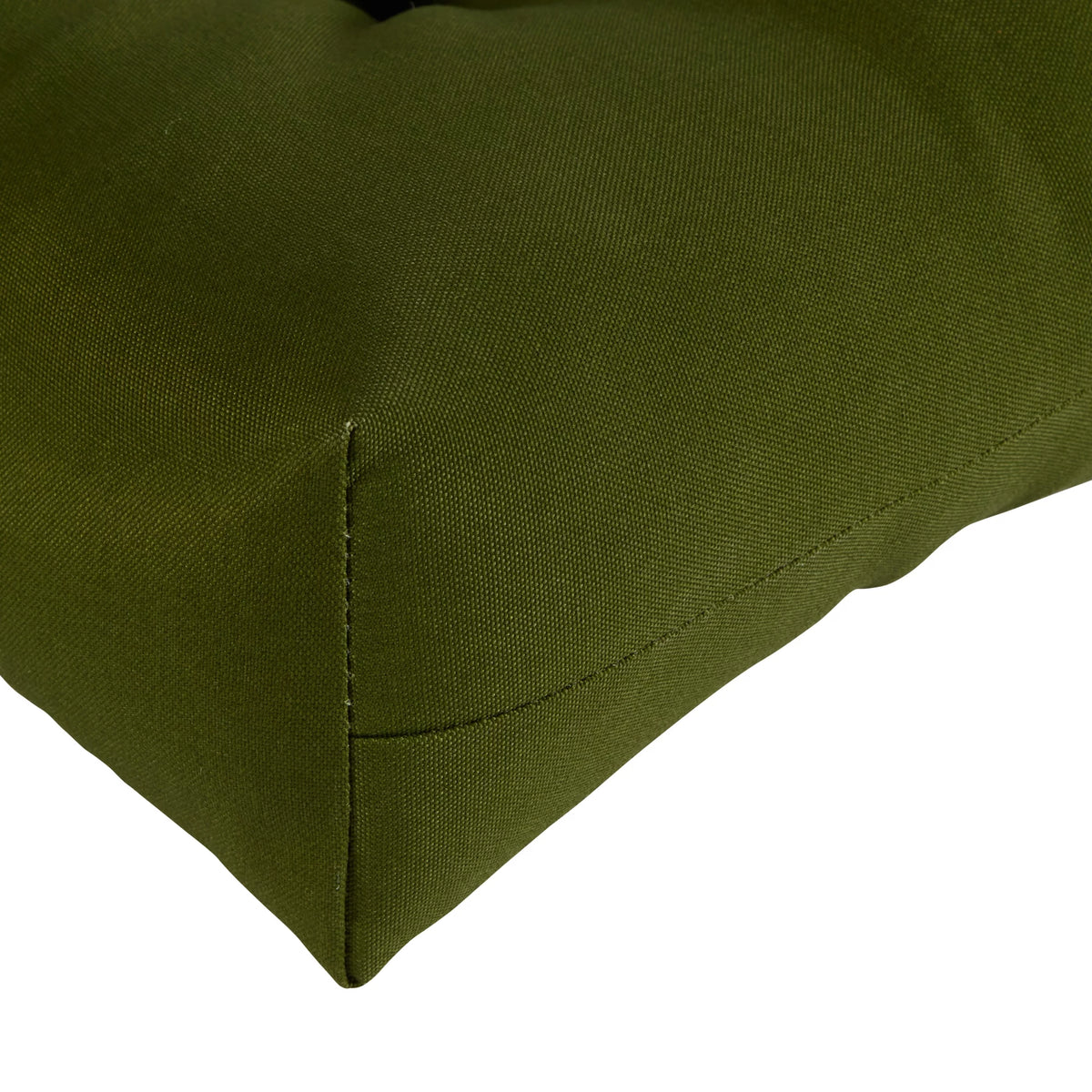 Green Tufted Outdoor Dining Seat Cushion Z754310