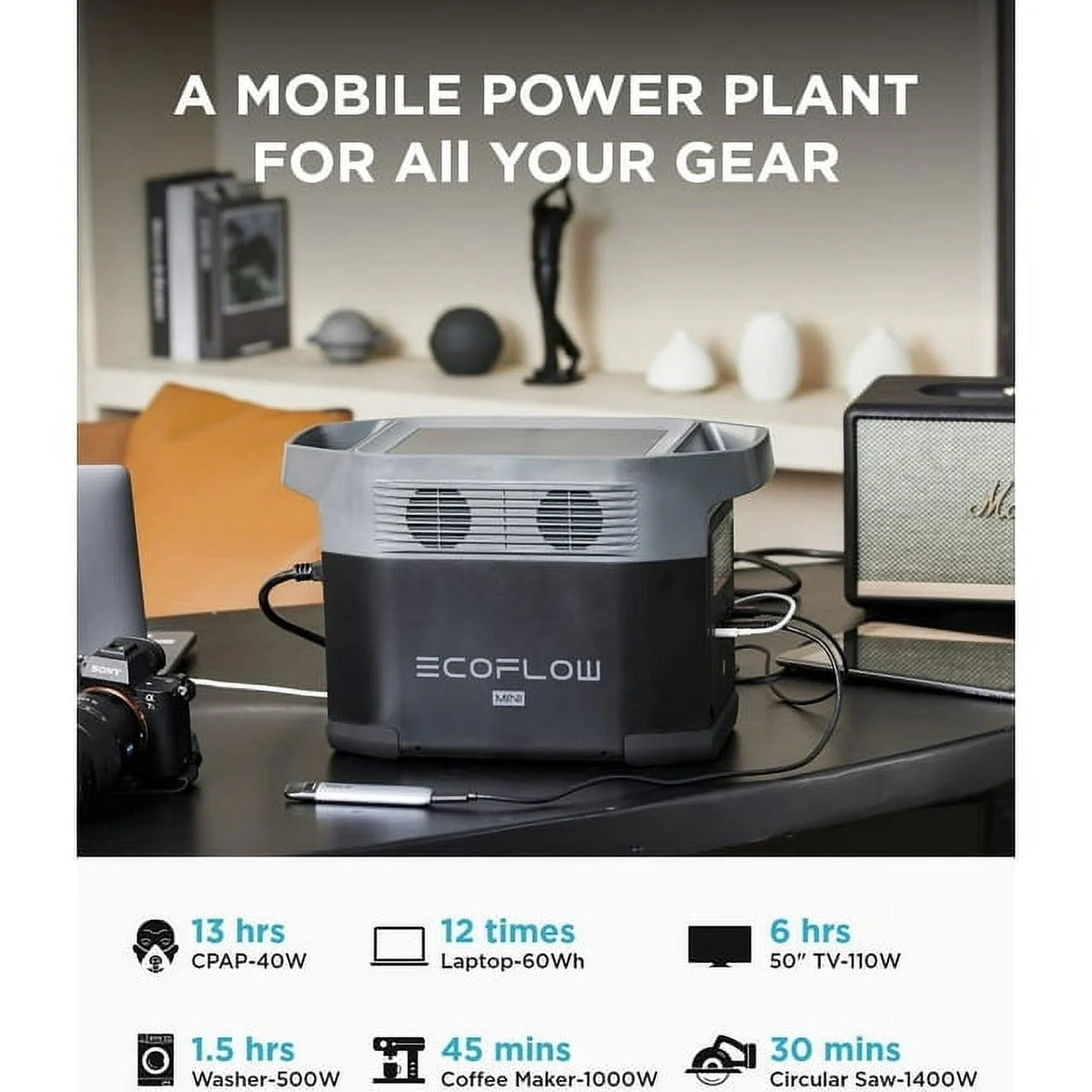 Portable Power Station 882Wh 1400W S771