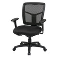 Black Mesh Office Chair with Adjustable Arms H730517
