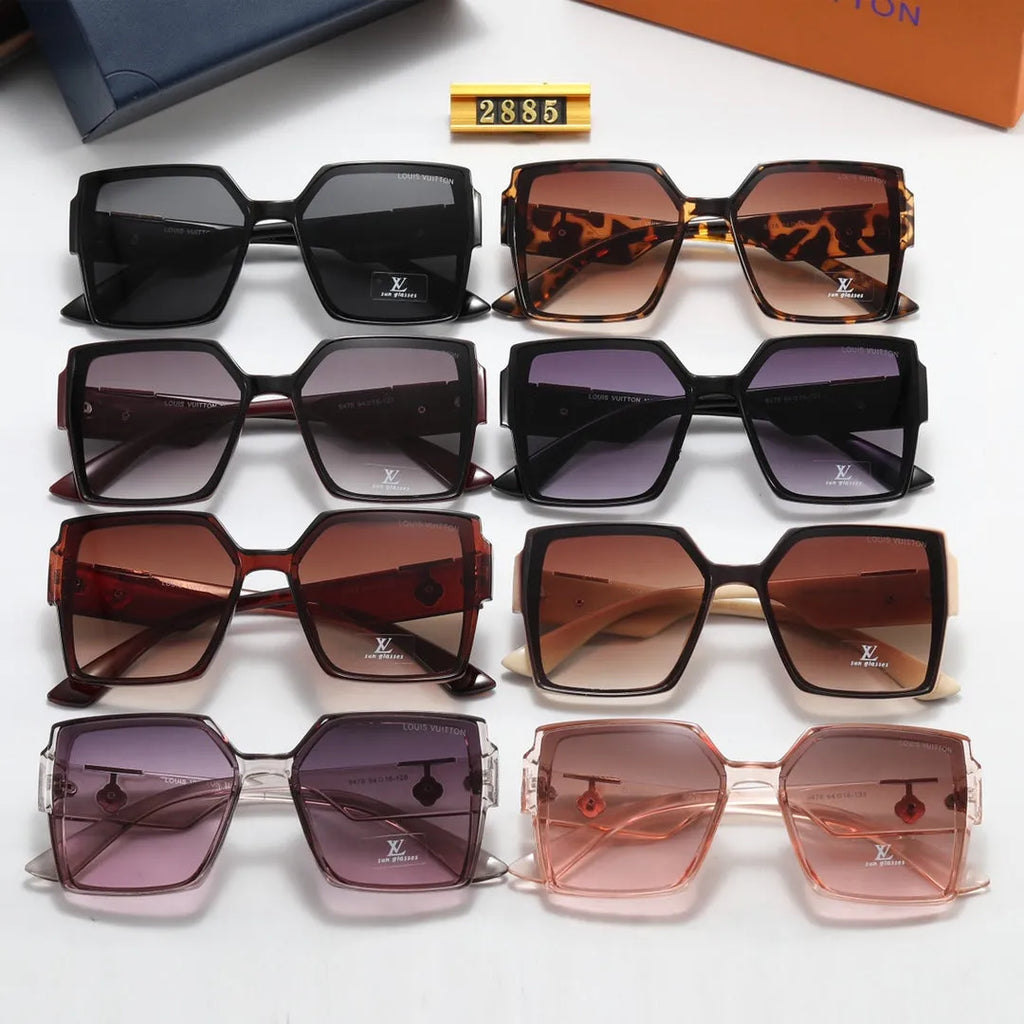 Square Frame Polarized Sunglasses L98558