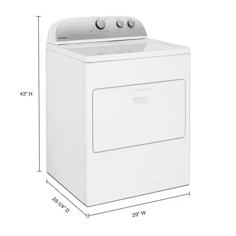 7.0 cu. ft. White Electric Vented Dryer S153148