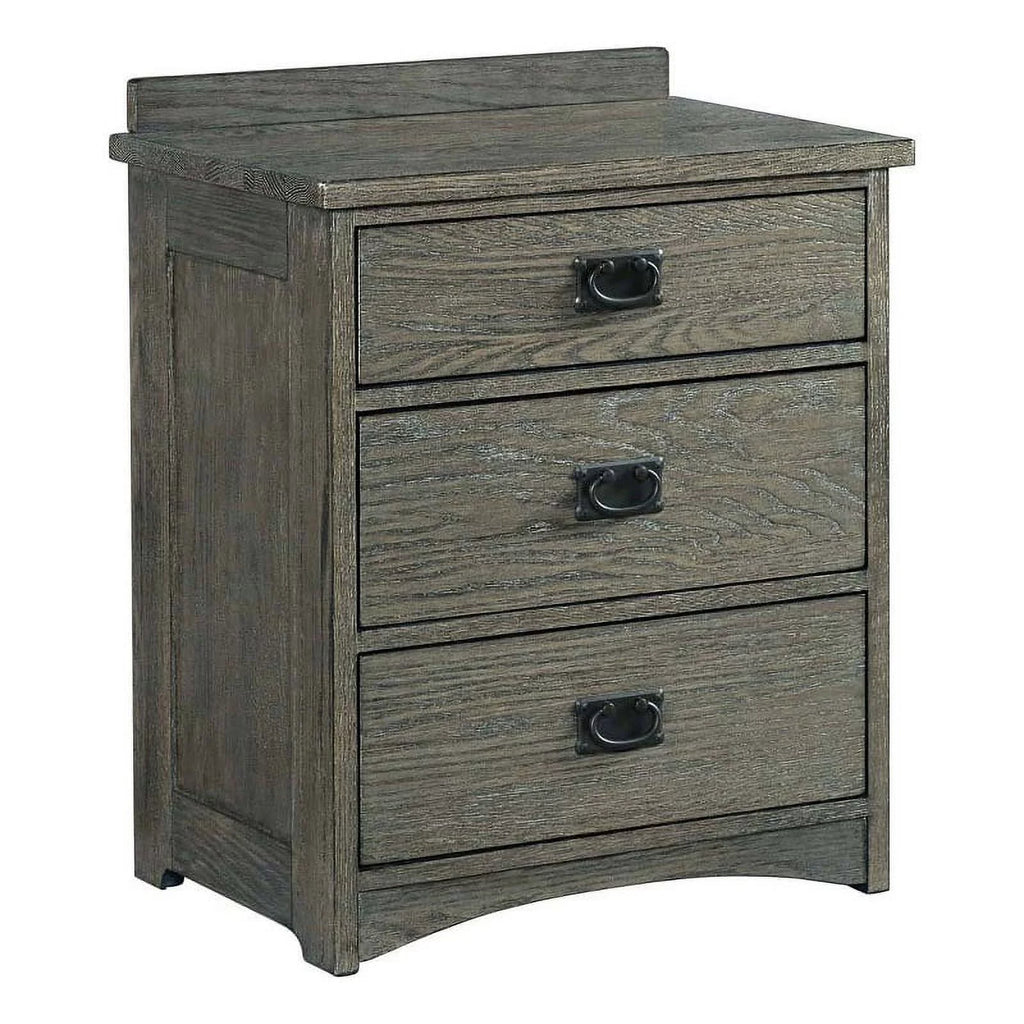 3-Drawer Wood Nightstand I2481