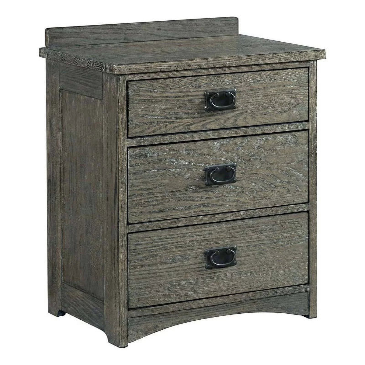 3-Drawer Wood Nightstand I2481