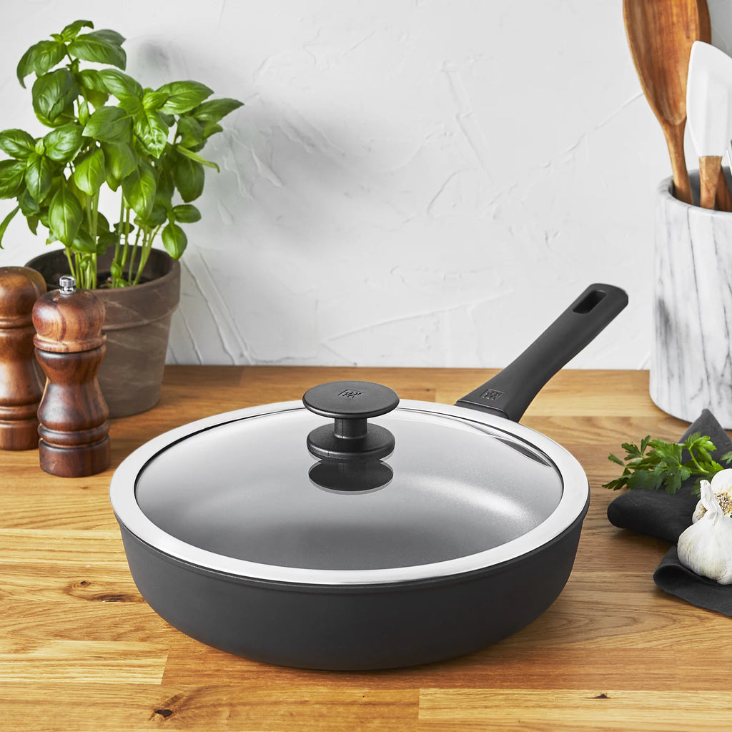4-qt Aluminum Nonstick Saute Pan with Lid K233