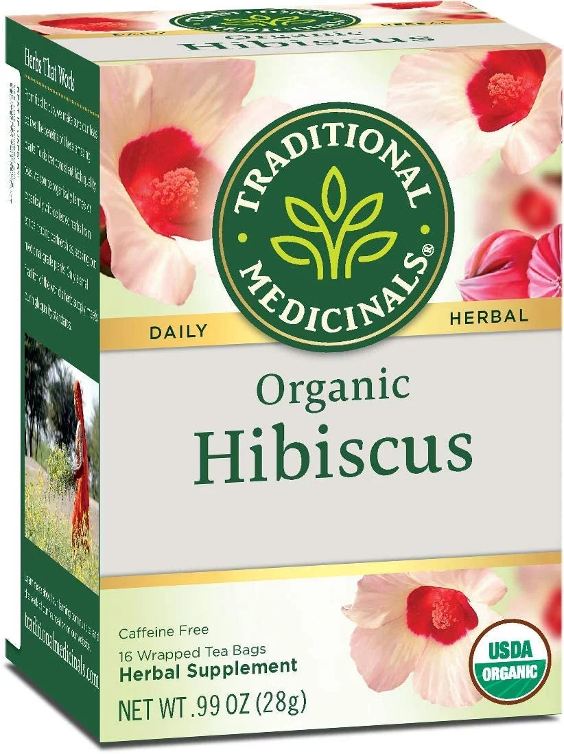 Organic Hibiscus Herbal Tea 16 CT Pack of 6 N82707