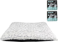 Ultra Soft Washable Anti-Slip Dog Crate Bed Pad 40inch White Pack of 2 D93985