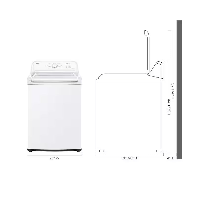 4.1 cu. ft. Top Load Washer in White S737844