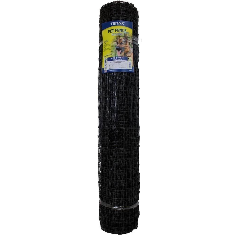 5ft. x 100 ft. Black Pet Fence O761808