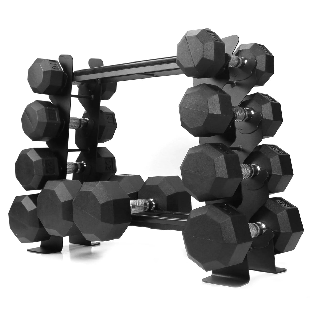 Heavy-duty 2 Tiers Dumbbell Rack Y17900