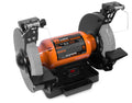 8-Inch Single Speed Bench Grinder with LED Work Lights Z6137