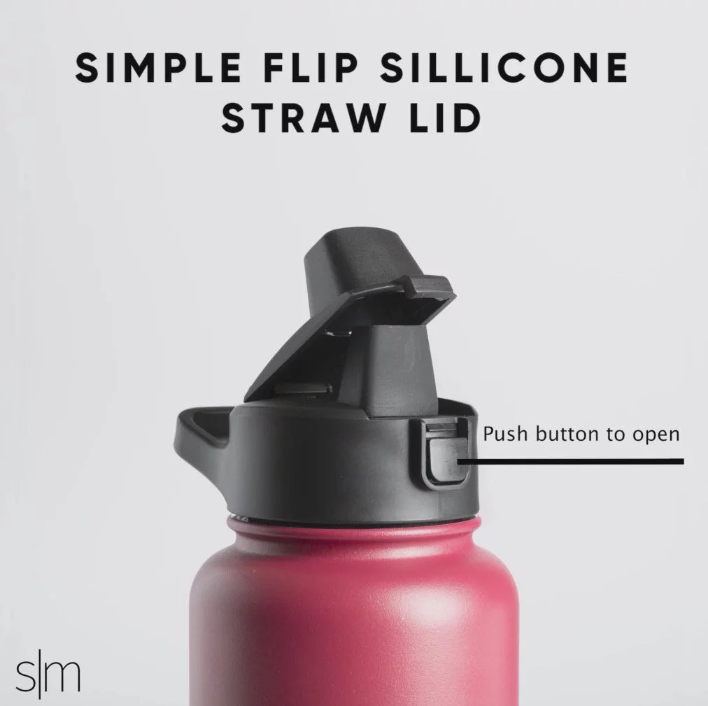 64 oz Plastic Water Bottle with Straw Lid D29118