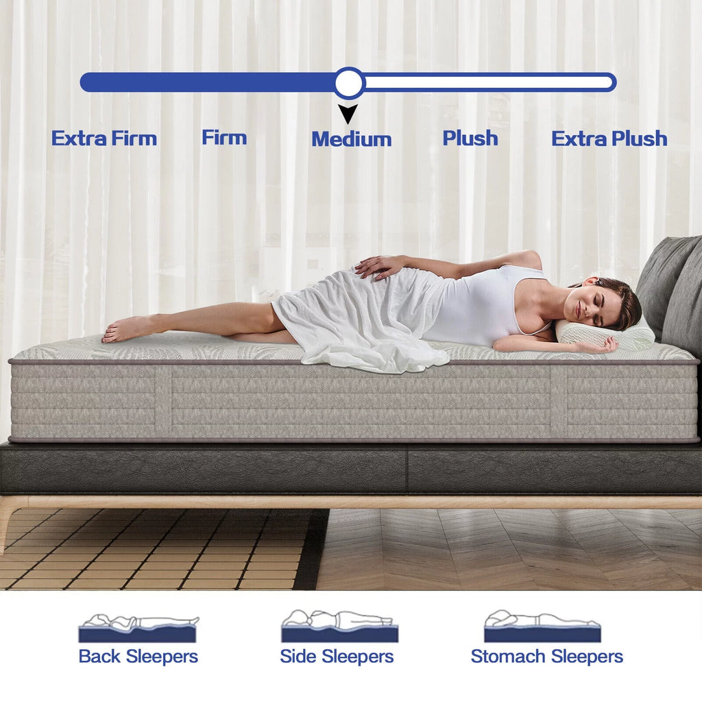12 inch Full Size Gel Memory Foam Innerspring Mattress U325