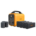 Portable Power Station 1296Wh Swappable Lithium Backup Batteries 600W AC Outlet Solar Generator K77745