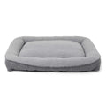 Grey Rectangle Lounger Dog Bed Z50095