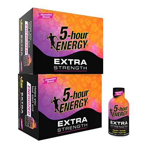 Sugar-Free Zero Calories Hawaiian Breeze 1.93 oz 24 Count Energy Shot W446