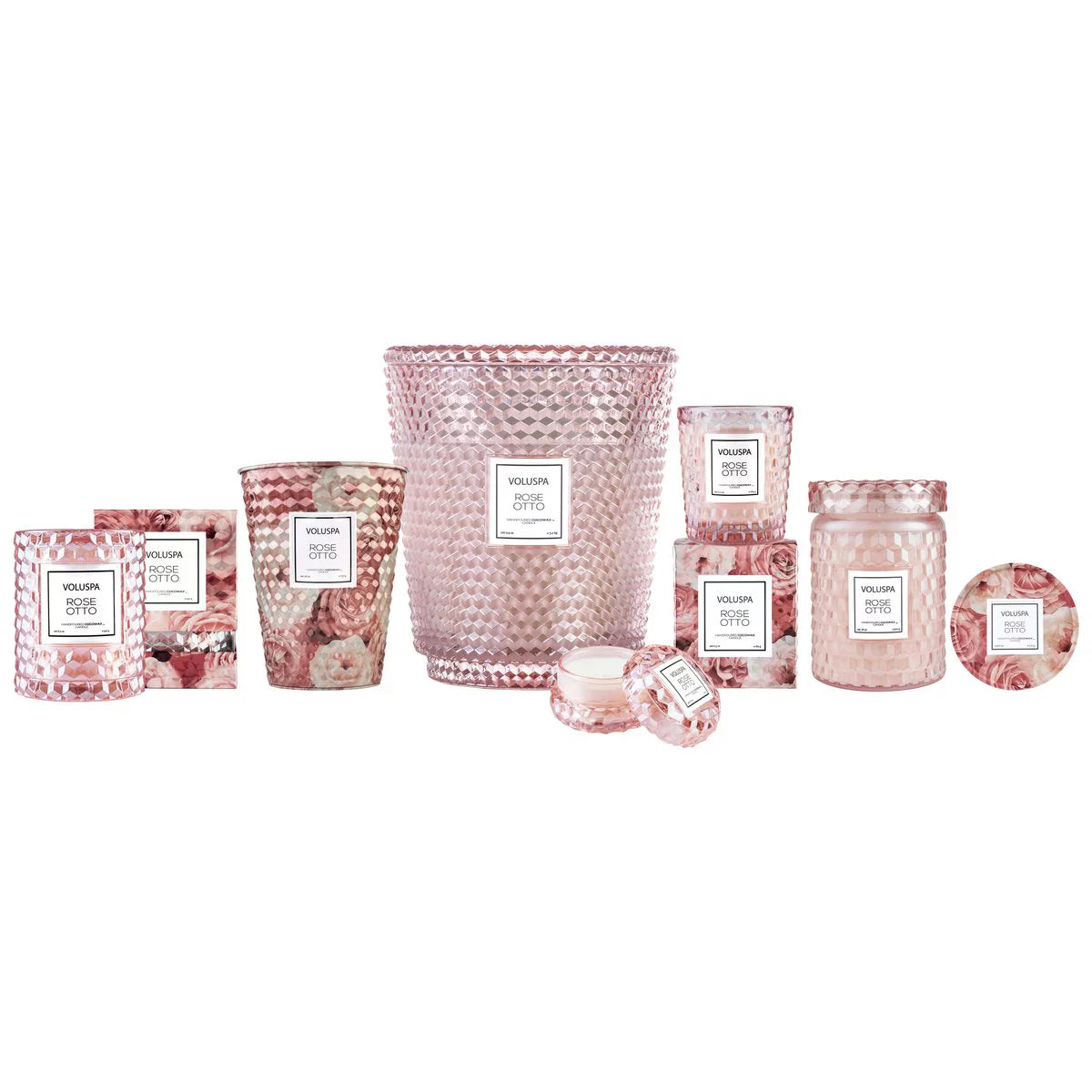 Rose Otto Cloche Candle 8.5 oz B3198