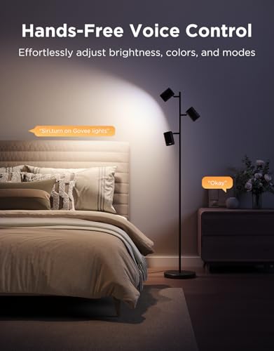 Tree Floor Lamp with 3 Rotatable Lights L543998