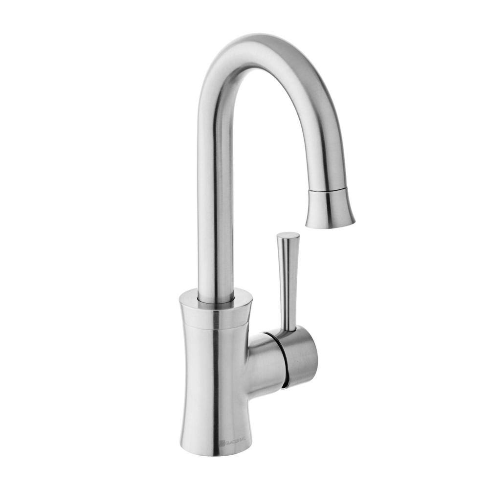 Single-Handle Bar Faucet in Stainless Steel D606