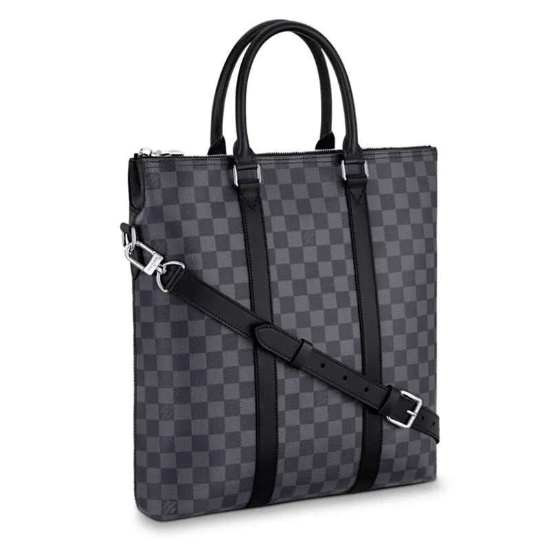 Striped Large Capacity Tote Bag H375