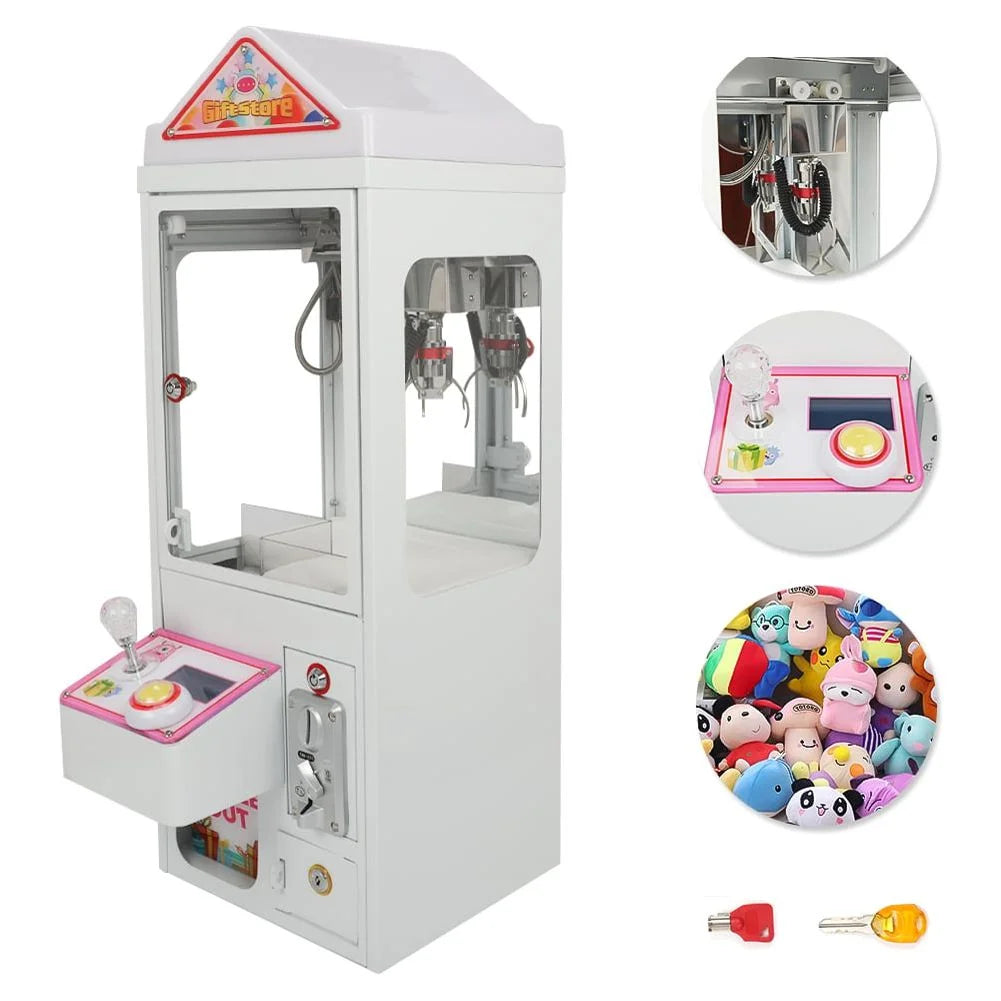 Mini Claw Crane Machine Metal Case Candy Toy Catcher E467