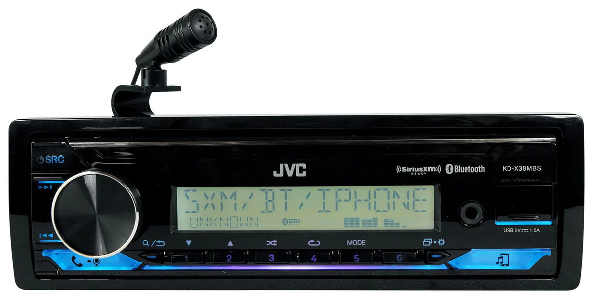 Single-DIN Marine CD Multimedia Receiver with Bluetooth K2992
