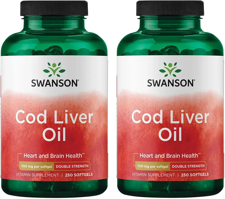 Cod Liver Oil 700mg Softgels 2 Pack B13160