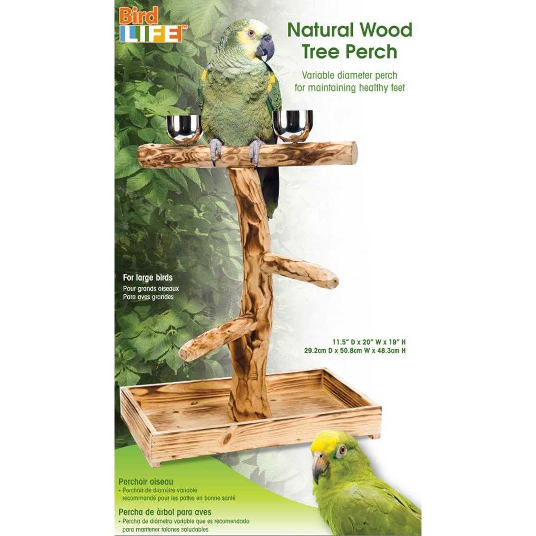 Natural Wood Bird Perch K451464