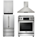 30 Propane Gas Range, Range Hood, Refrigerator, Dishwasher C59162