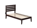 14" Twin Wood Platform Bed Frame with Headboard M67314