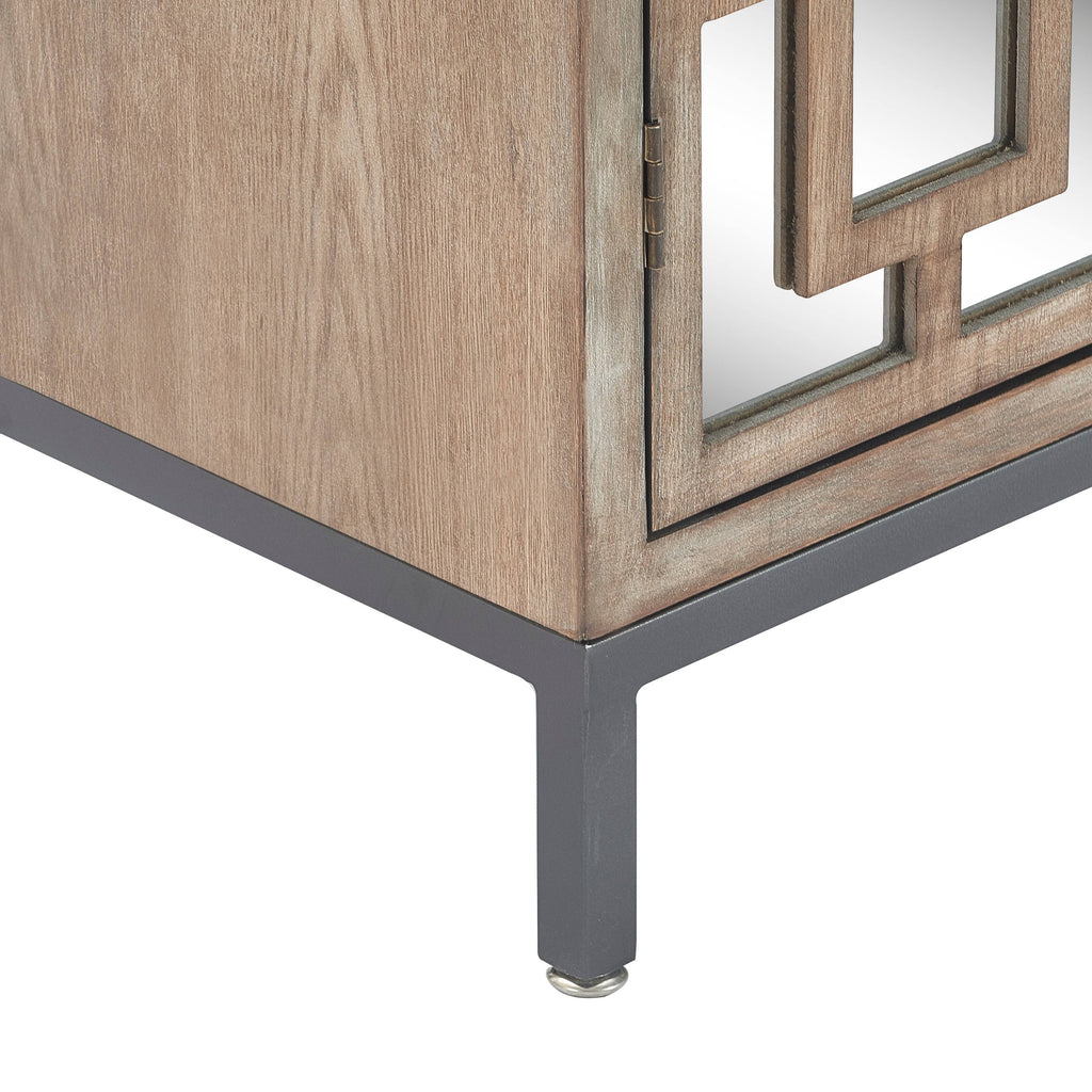 Gray Tall Storage Cabinet C619