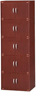 10 Door Mahogany Storage Cabinet X4033