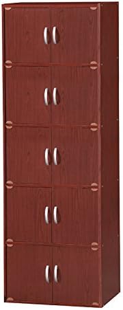 10 Door Mahogany Storage Cabinet X4033
