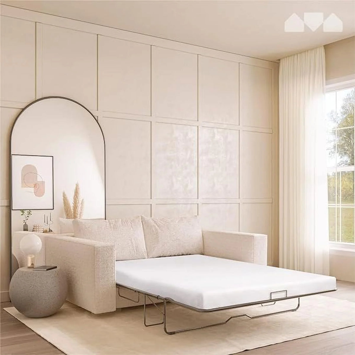 Memory Foam Replacement Mattress for Queen Size Sleeper Sofa Bed G570