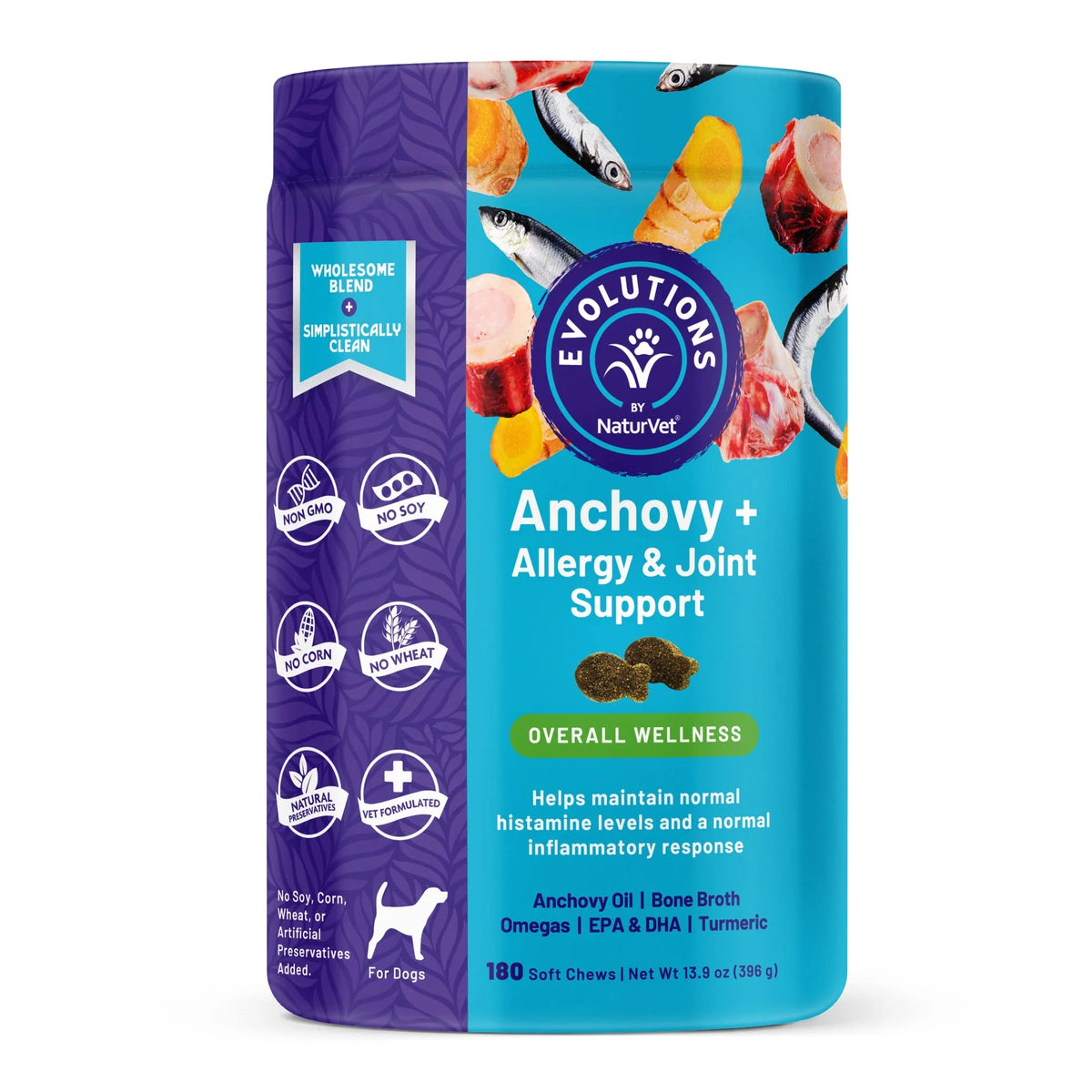 Anchovy Allergy & Joint Support Soft Chews for Dogs C161