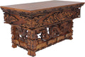 Solid Sheesham Wood Hand Carved Meditation Table Q298997
