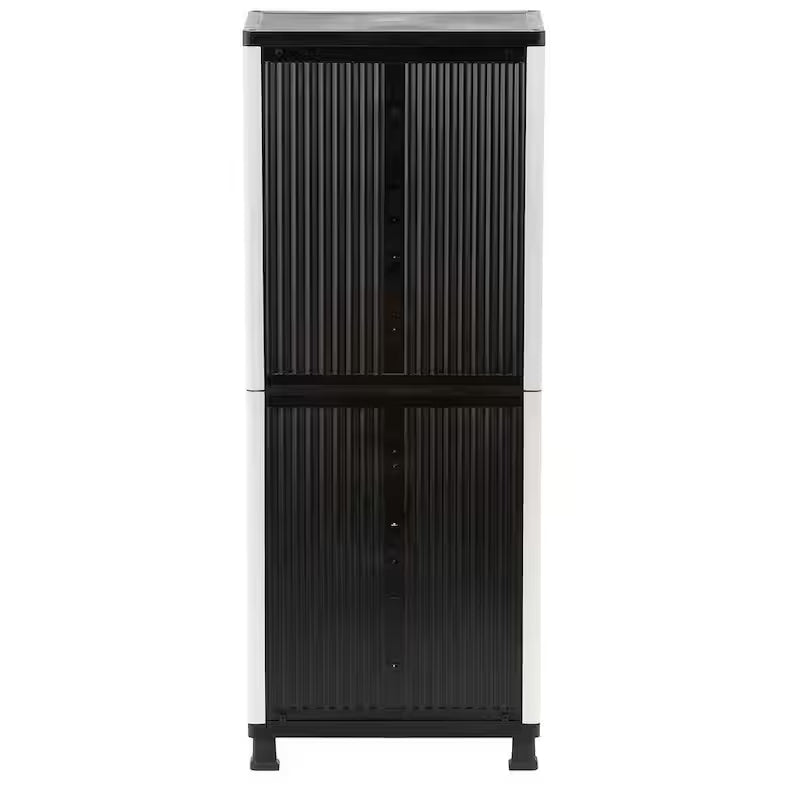 Gray Plastic Freestanding Garage Cabinet N847786